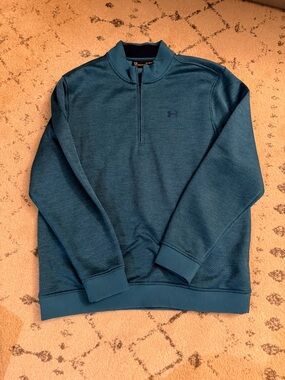 Under Armour Men's Teal Half-Zip Performance Sweater